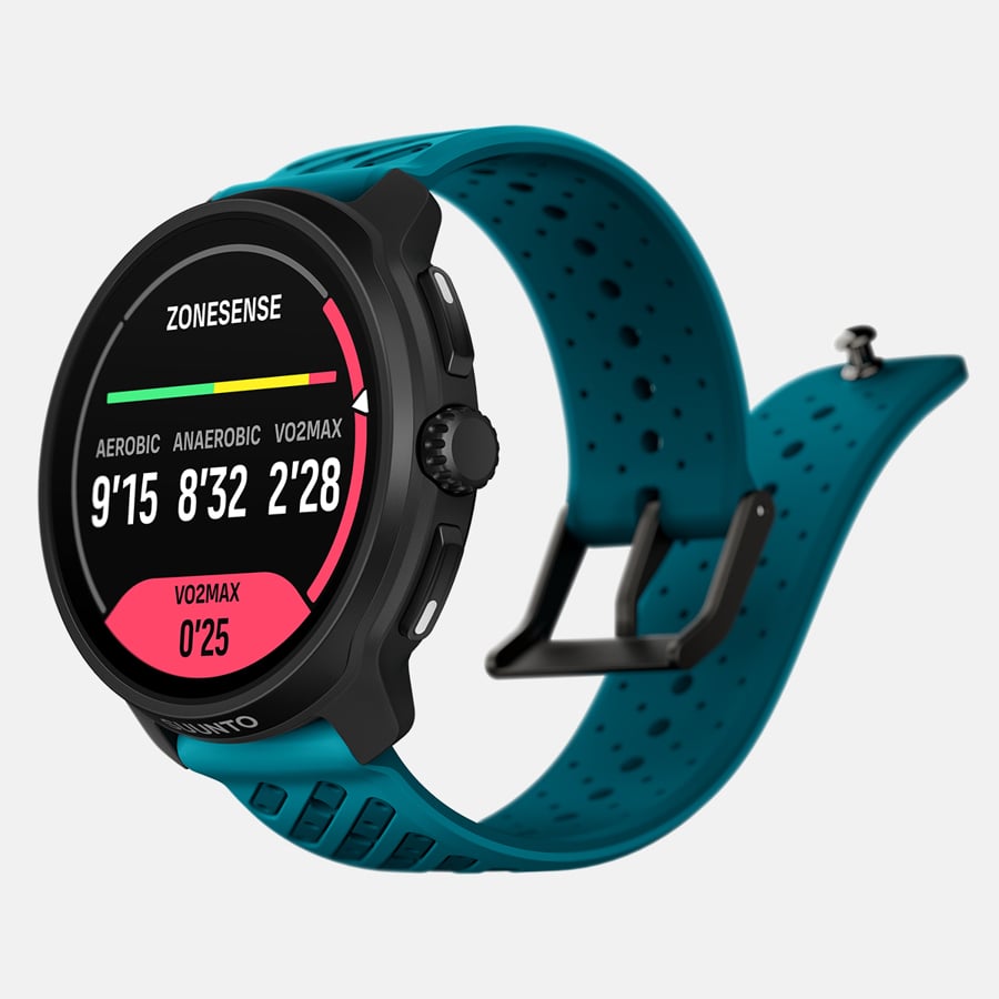SUUNTO Race 2 Wave Blue שעון ספורט וכושר בצבע כחול