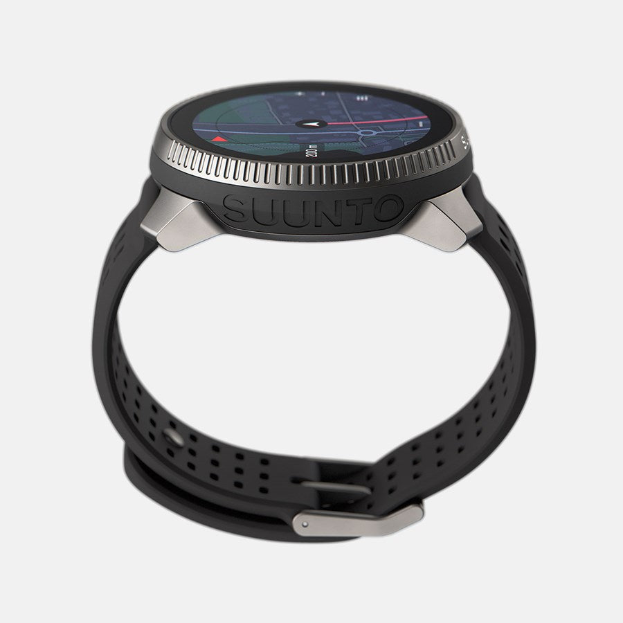 SUUNTO Race Titanium Charcoal שעון ספורט וכושר טיטניום בצבע שחור - דוגית
