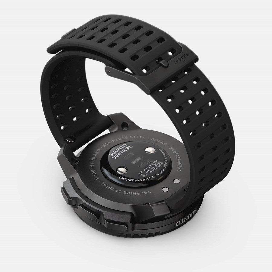 SUUNTO Vertical Stainless steel Solar All Black שעון ספורט סונטו עם טעינה סולארית