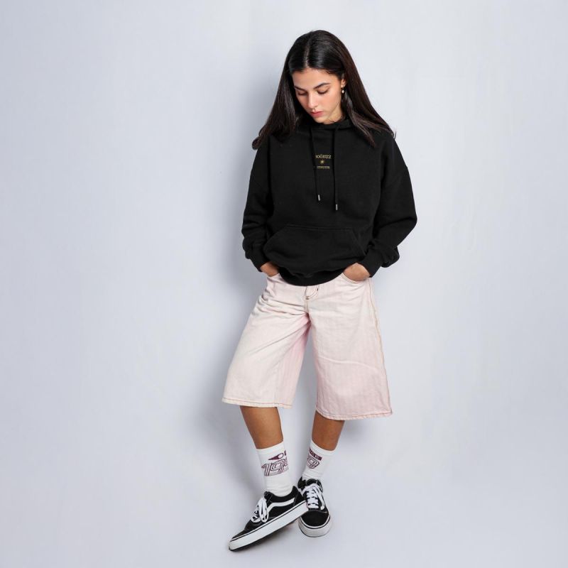 SOORUZ Sweat Hood Bio IRA קפוצ'ון לנשים עם כובע מכותנה אורגנית - דוגית