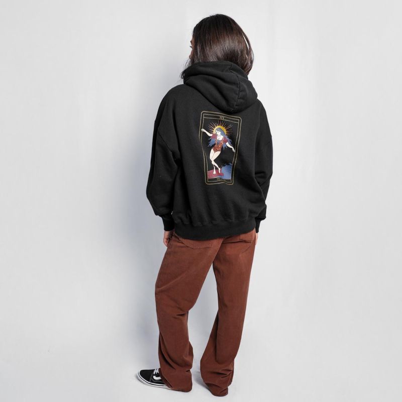 SOORUZ Sweat Hood Bio IRA קפוצ'ון לנשים עם כובע מכותנה אורגנית - דוגית