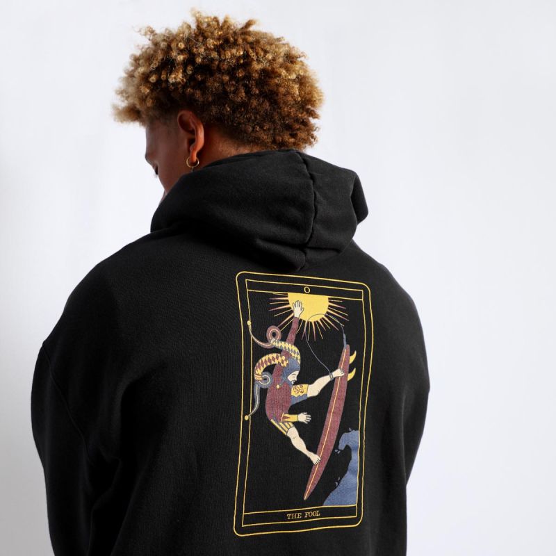 SOORUZ TAROT Organic Hooded Sweatshirt קפוצ'ון עם כובע מכותנה אורגנית - דוגית