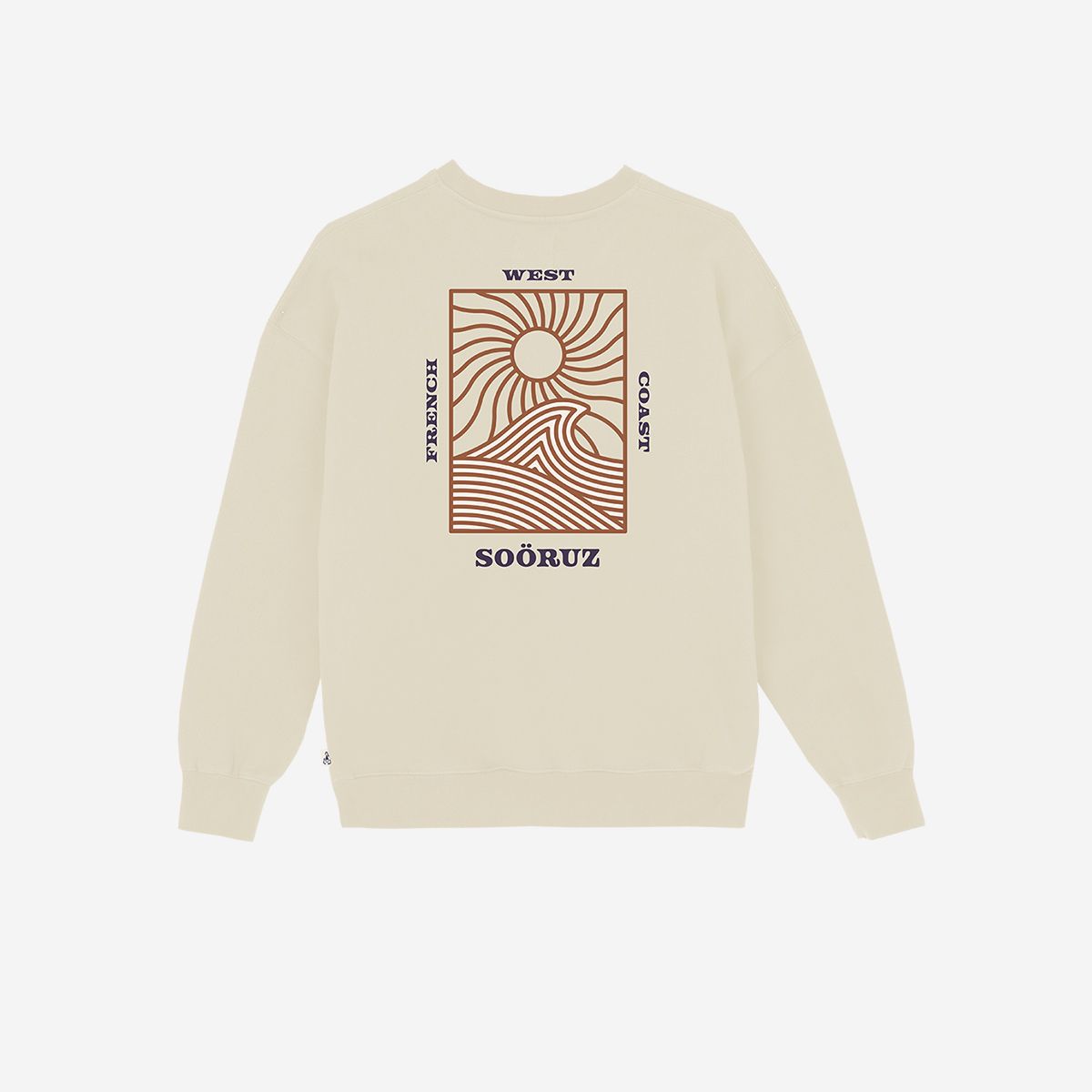SOORUZ AMPHORA Sweat round Organic Women חולצה ארוכה סווטשירט ללא כובע מכותנה אורגנית לנשים