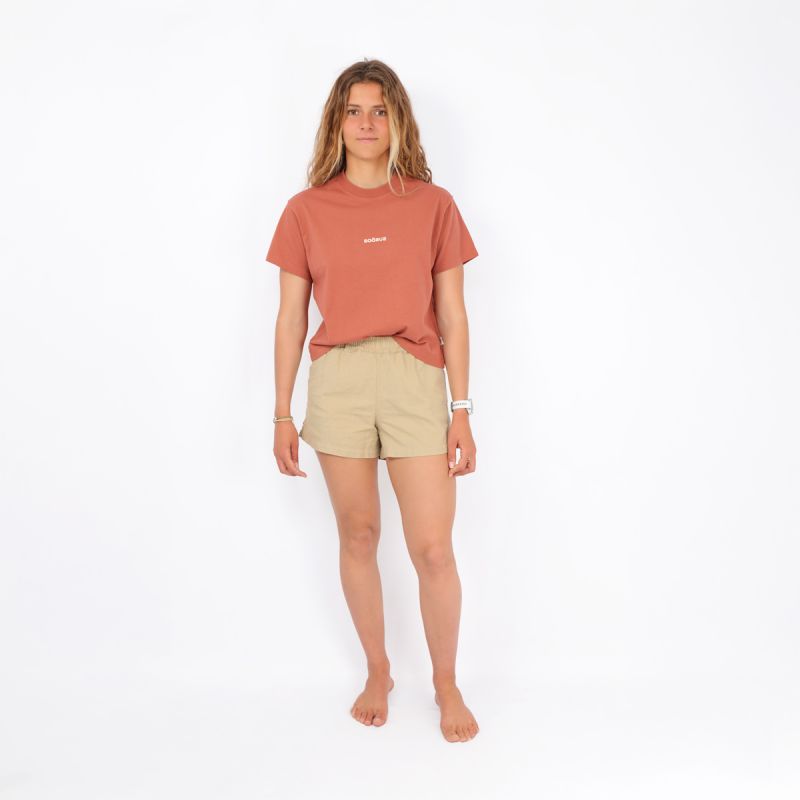 SOORUZ POSTCARD Organic T-shirt Loose Women חולצה מכותנה אורגנית לנשים