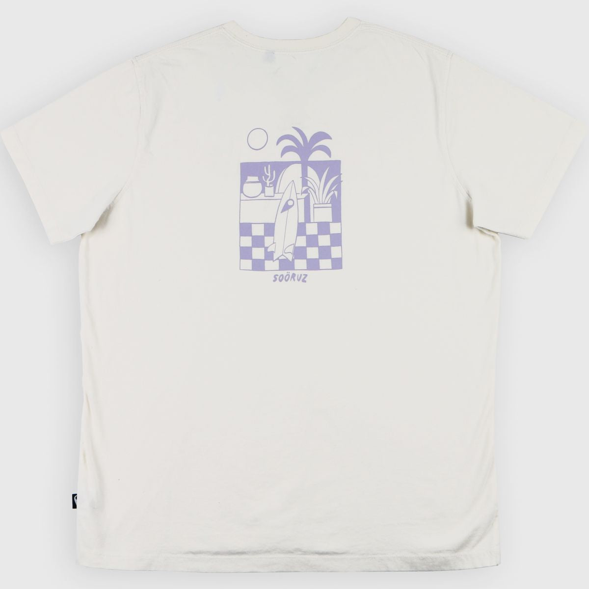 SOORUZ T-shirt SS Bio CHARCO organic cotton men חולצה קצרה מכותנה אורגני בצבע לבן