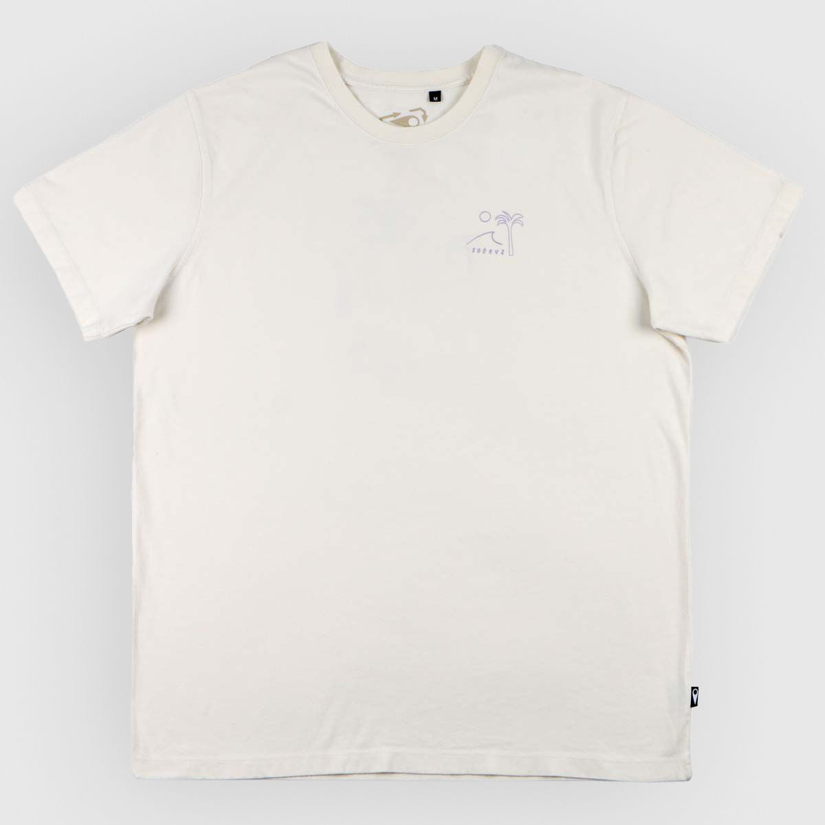 SOORUZ T-shirt SS Bio CHARCO organic cotton men חולצה קצרה מכותנה אורגני בצבע לבן