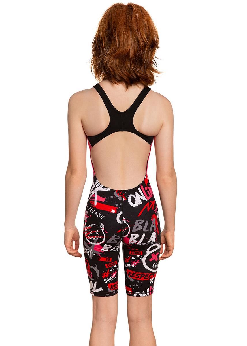 חליפת שחייה לילדות MAD WAVE PBT H1 junior Kneeskin