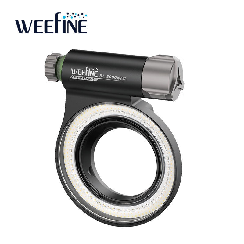 WEEFINE Ring Light 3000 CCW תאורת רינג לצילום תת ימי