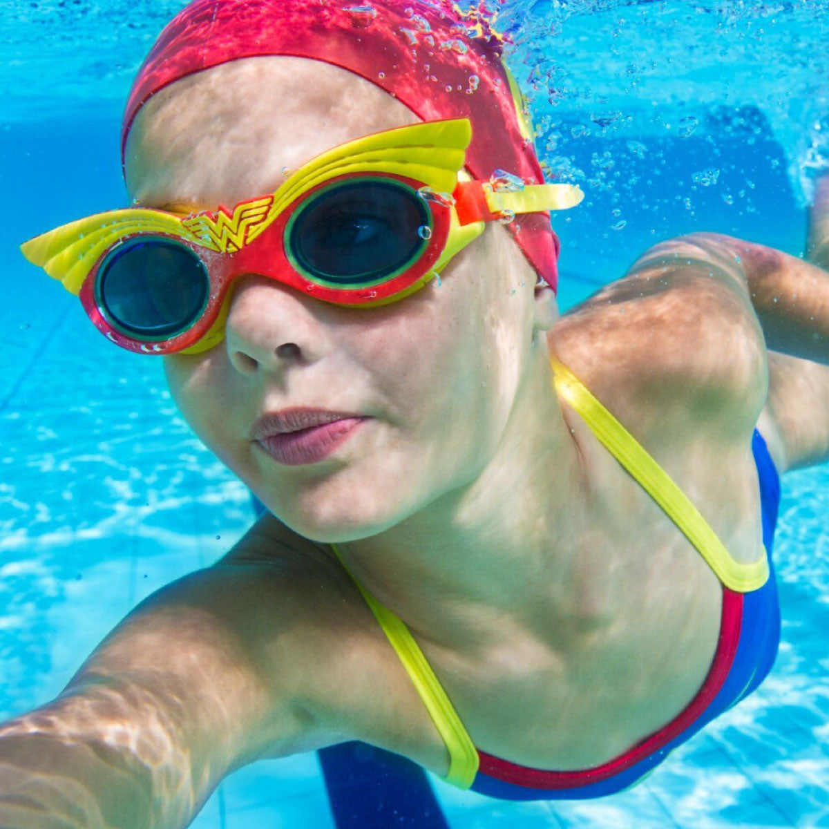 ZOGGS Wonder Woman Goggles Junior משקפת שחייה לילדים (6-14)