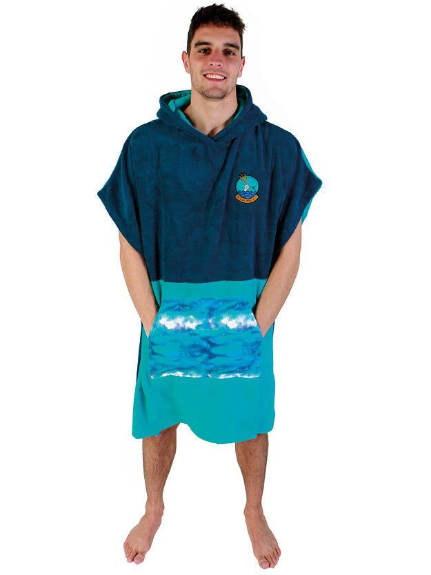 מגבת פונצ'ו לגברים - Sooruz Microfiber - דוגית