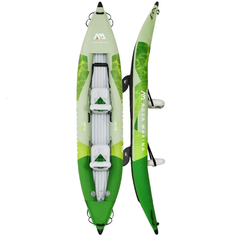 קיאקים מתנפחים - קיאק 2 מושבים + 2 משוטים - BE-412 BETTA - דוגית