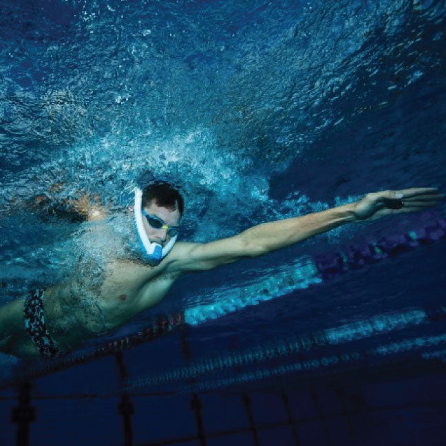 שנורקל שחיה Ameo Powerbreather Wave - דוגית