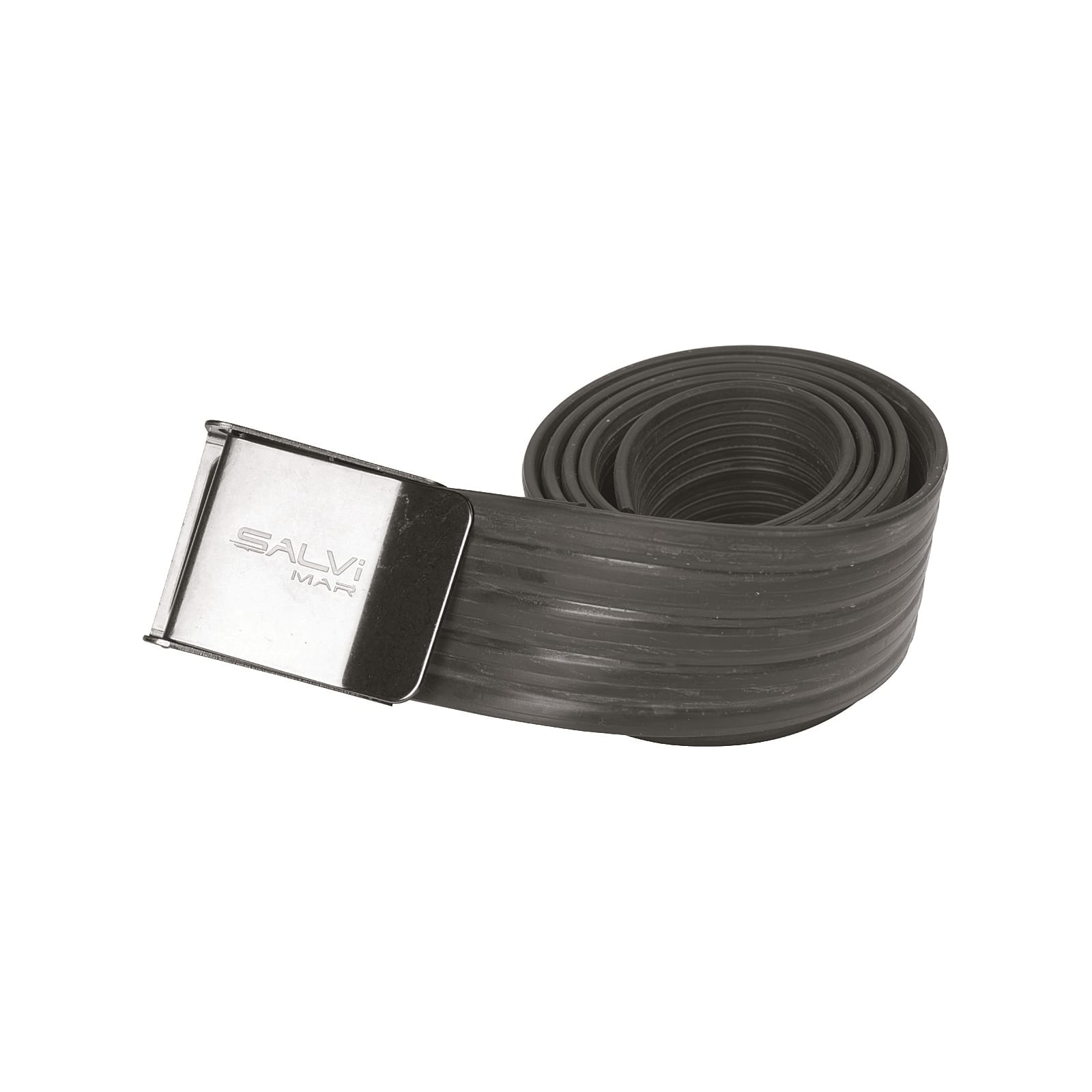 חגורת משקולות מגומי עם אבזם נירוסטה מבית Salvimar - דוגית