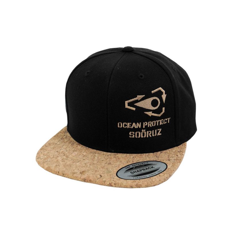 SOORUZ Cap flat cork visor PROTECT כובע לייף-סטייל דמוי שעם