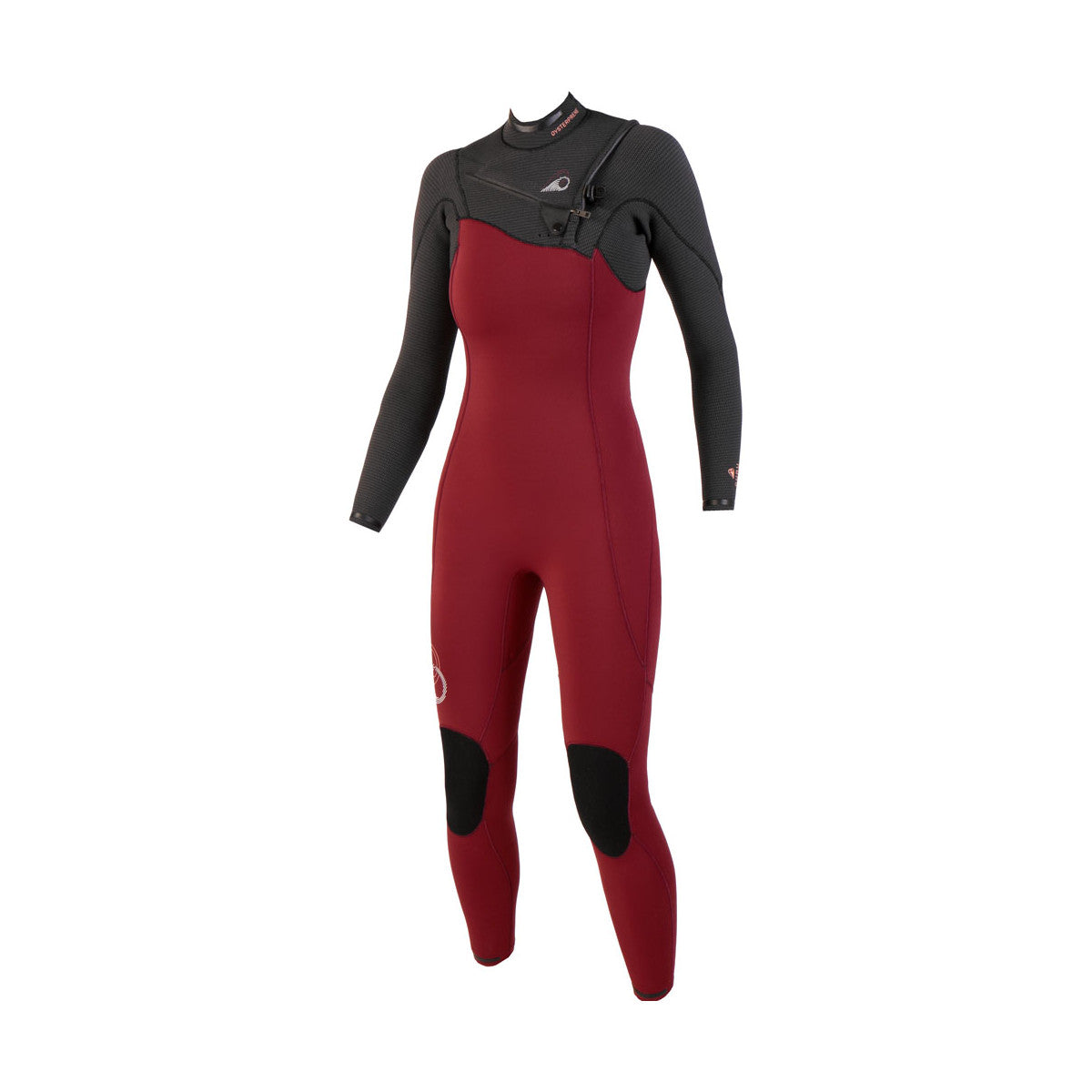 SOORUZ GURU Women 3/2 Chest-Zip Oysterprene חליפת גלישה לנשים 2/3 מ"מ צבע אדום קיץ 2022