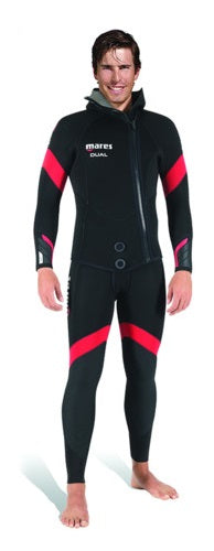 חליפת צלילה שני חלקים לגברים - Dual - דוגית