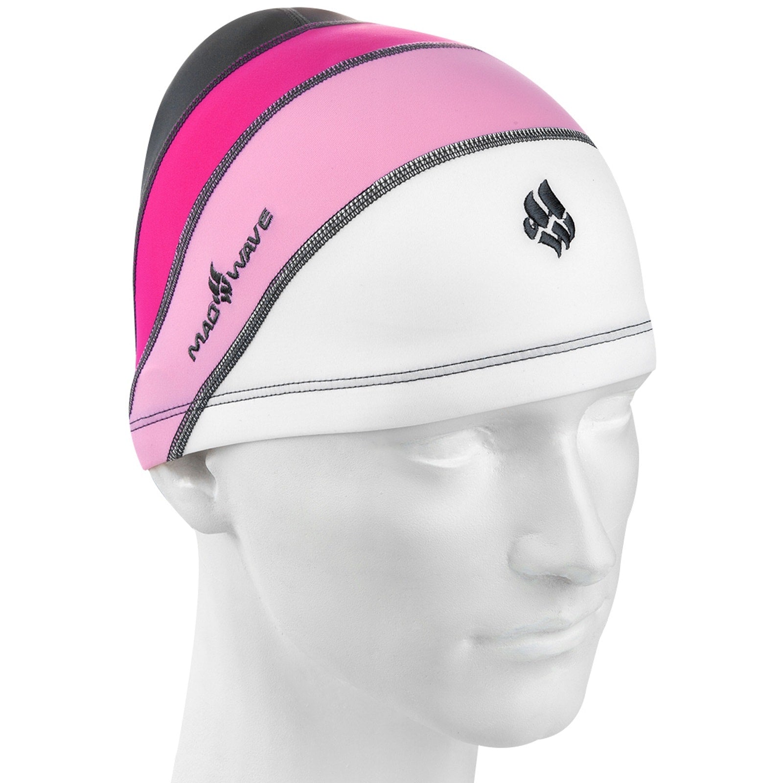 כובע בד לשחייה Mad Wave Long Hair Cap Lycra - דוגית