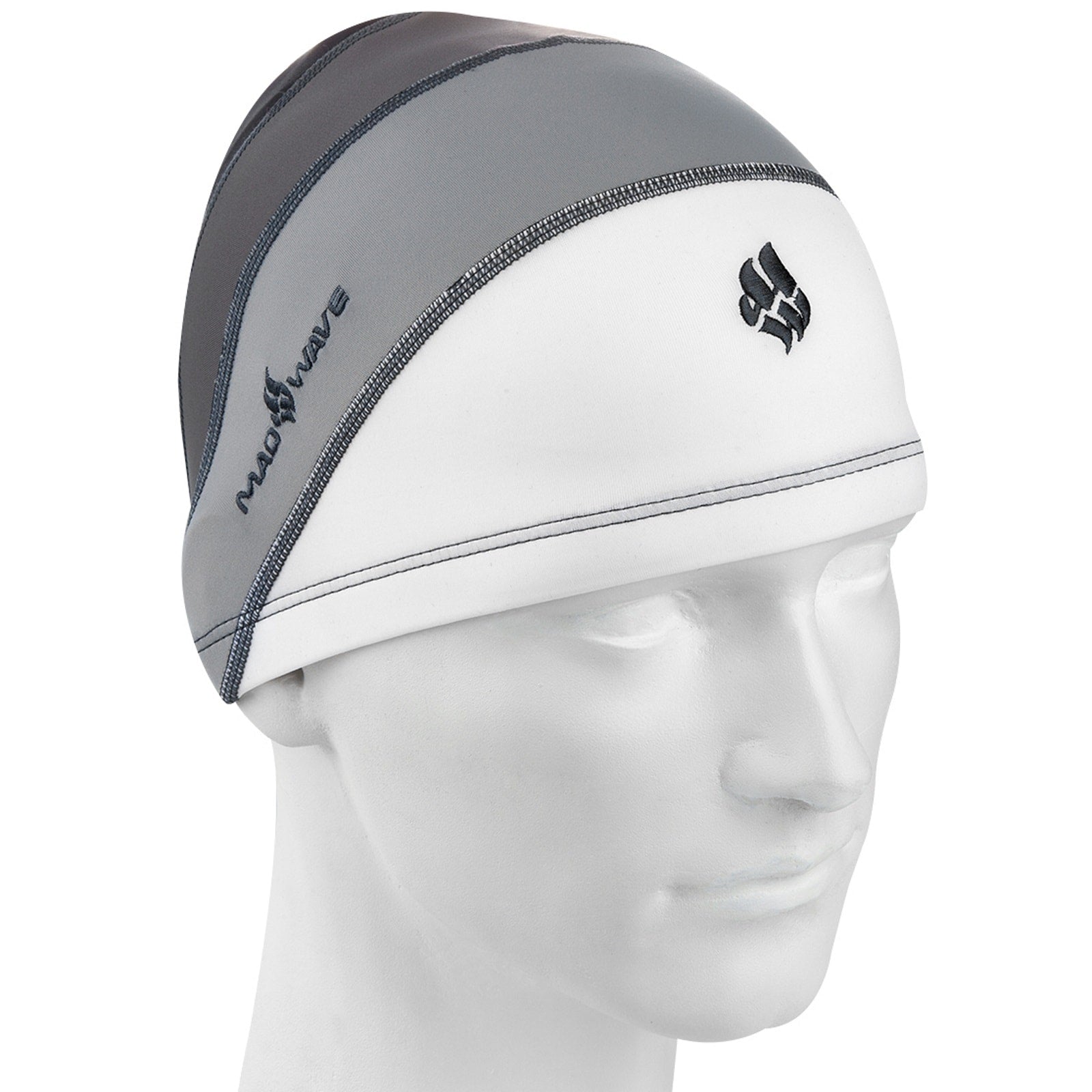 כובע בד לשחייה Mad Wave Long Hair Cap Lycra - דוגית