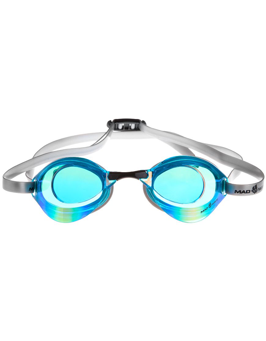 MAD WAVE Racing goggles Turbo Racer Rainbow II משקפת שחייה