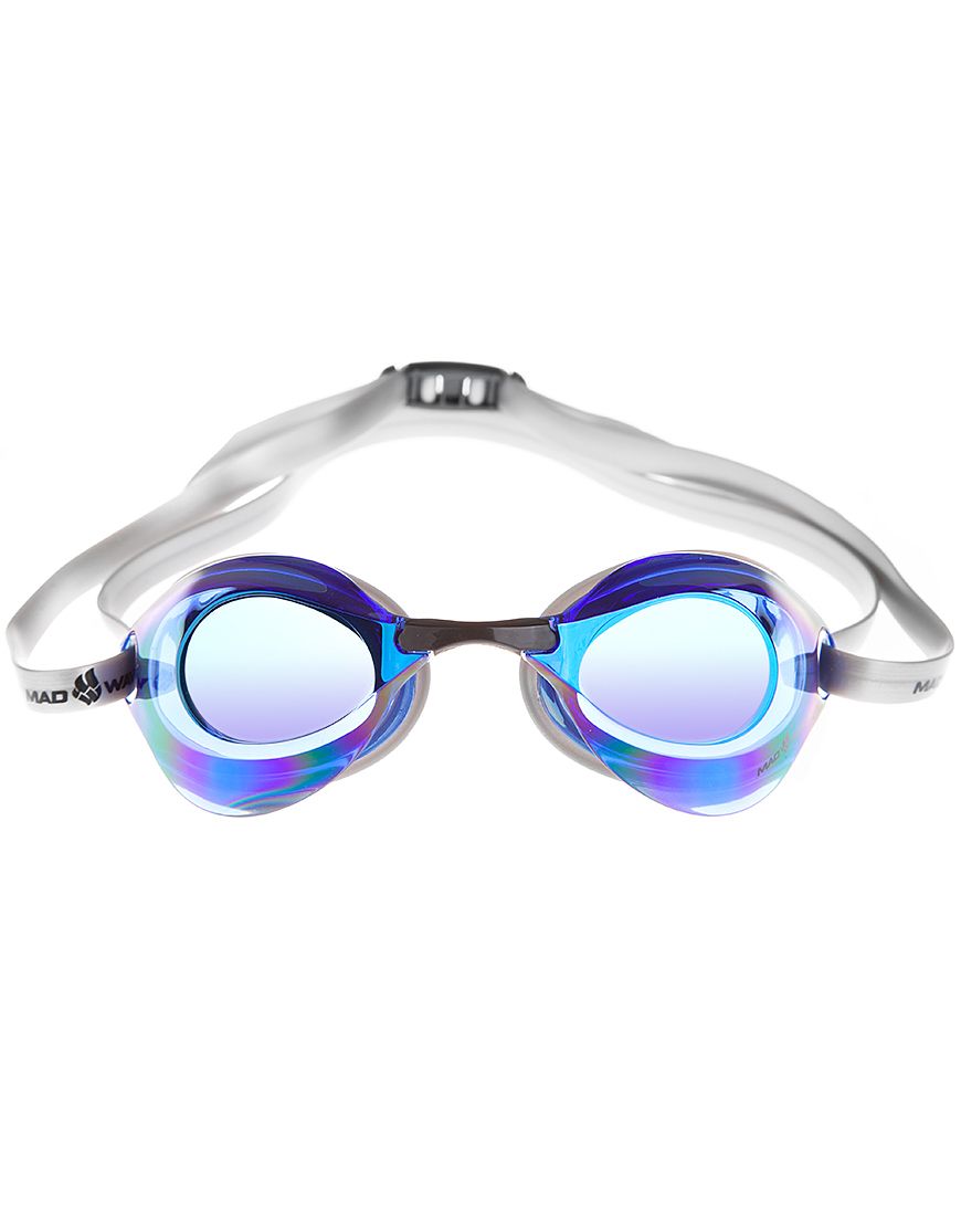 MAD WAVE Racing goggles Turbo Racer Rainbow II משקפת שחייה