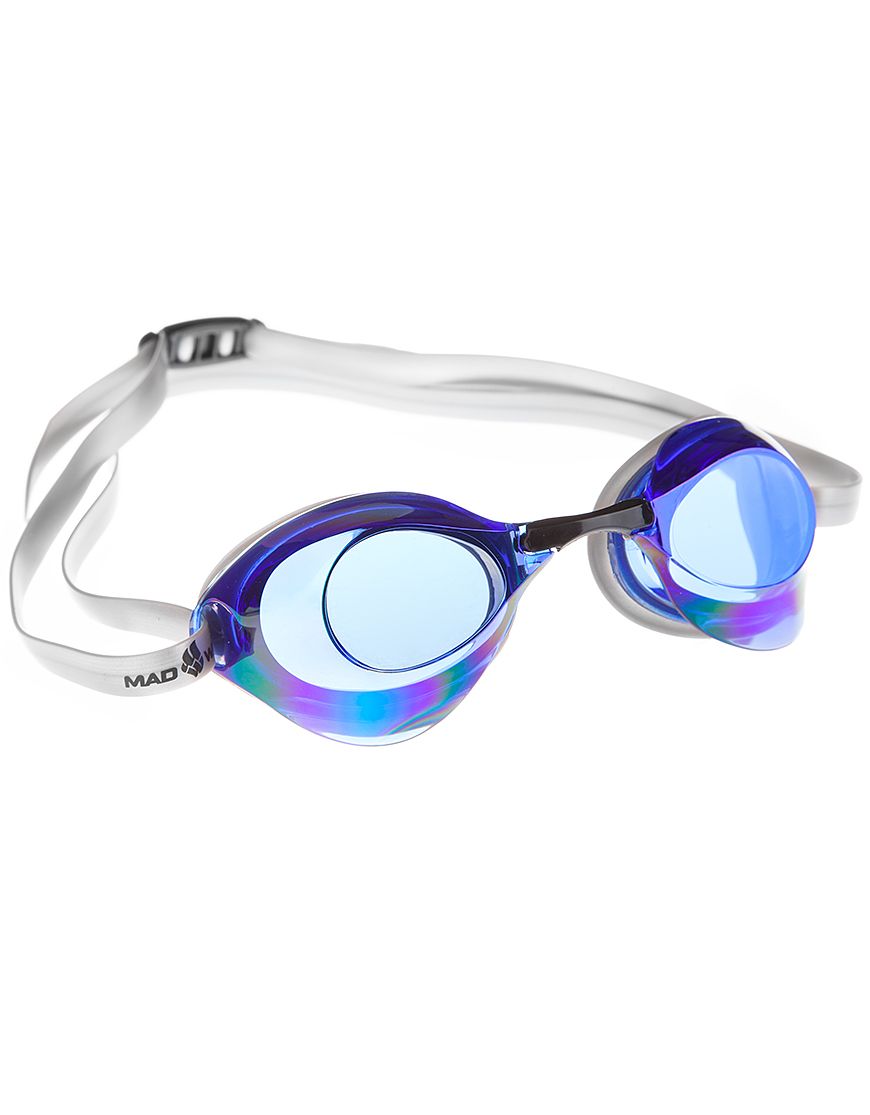 MAD WAVE Racing goggles Turbo Racer Rainbow II משקפת שחייה
