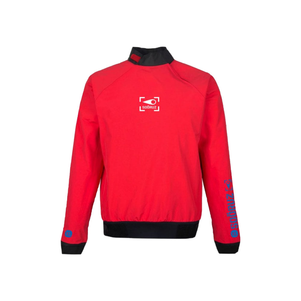 SOORUZ Sailing Jacket Windstop Red ג'קט רוח בצבע אדום לגברים
