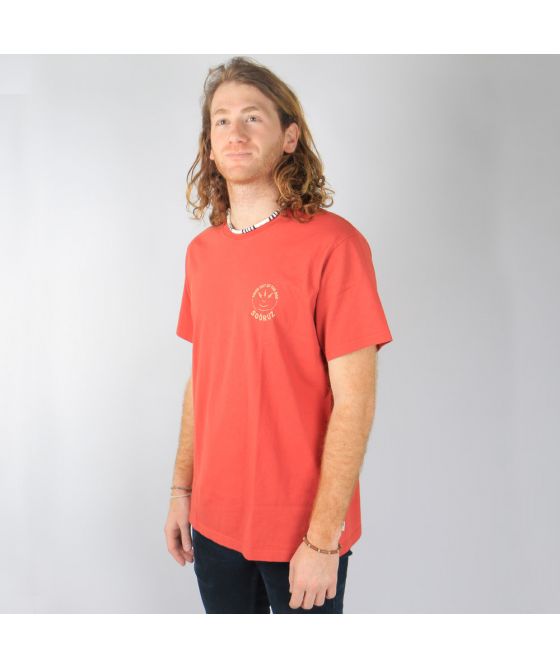 SOORUZ T-Shirt Bio BRAIN חולצת טי קצרה לגברים בצבע אדום