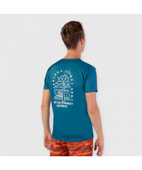 SOORUZ Water Tee POLYBIRD חולצת ספורט בצבע כחול