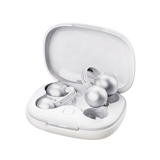 Mojawa StarClip Open Ear Wireless Earbuds אוזניות אלחוטיות בטכנולוגית הולכת שמע בצבע כסוף