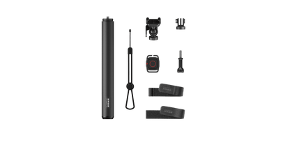 GOPRO Extension Pole + Waterproof Shutter Remote מוט סלפי + שלט רחוק עמיד במים למצלמות אקסטרים גופרו