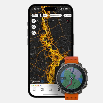 טרייד אין - SUUNTO Vertical Stainless steel Solar Canyon שעון ספורט סונטו עם טעינה סולארית
