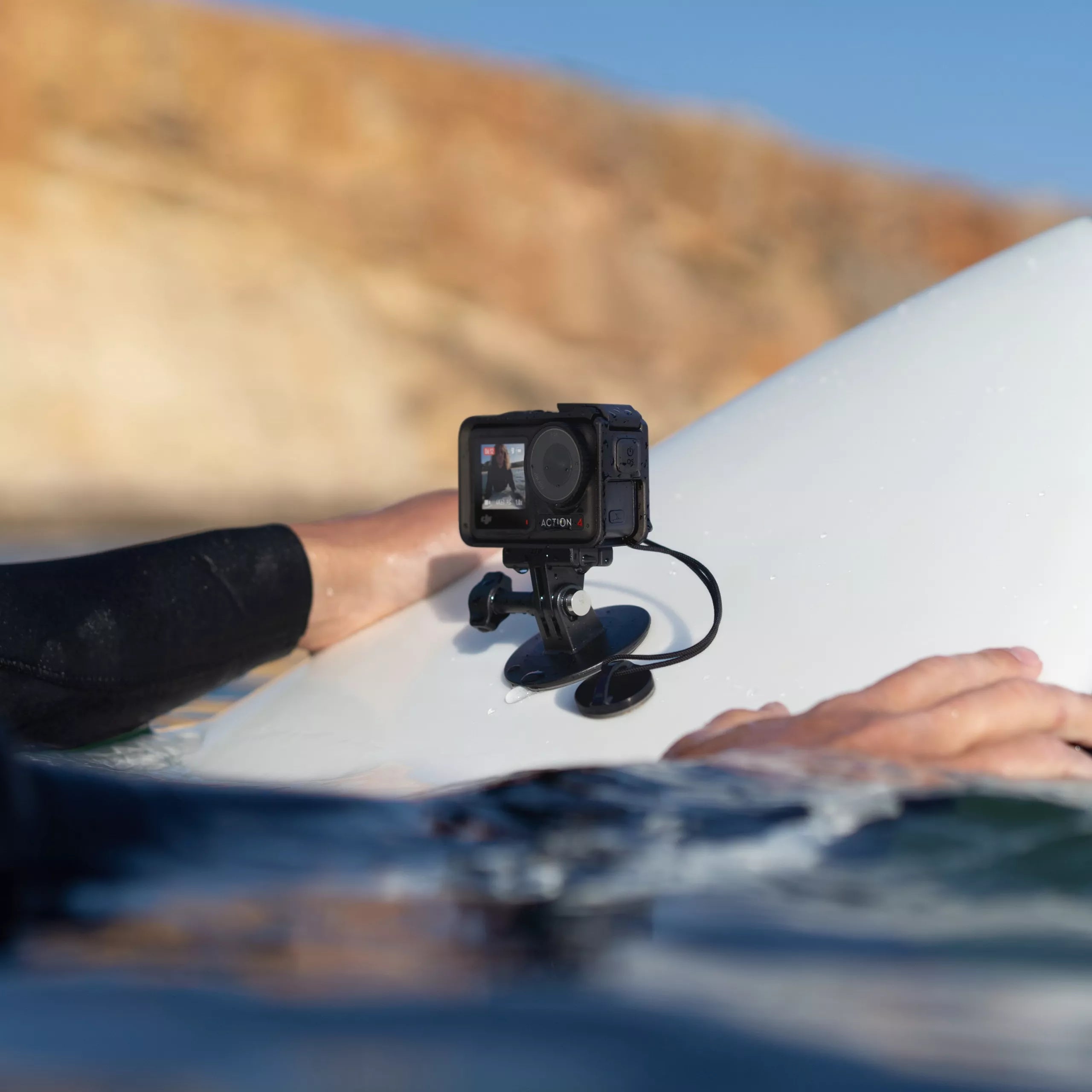 DJI Osmo Action כבל קשירה לגלשן - דוגית