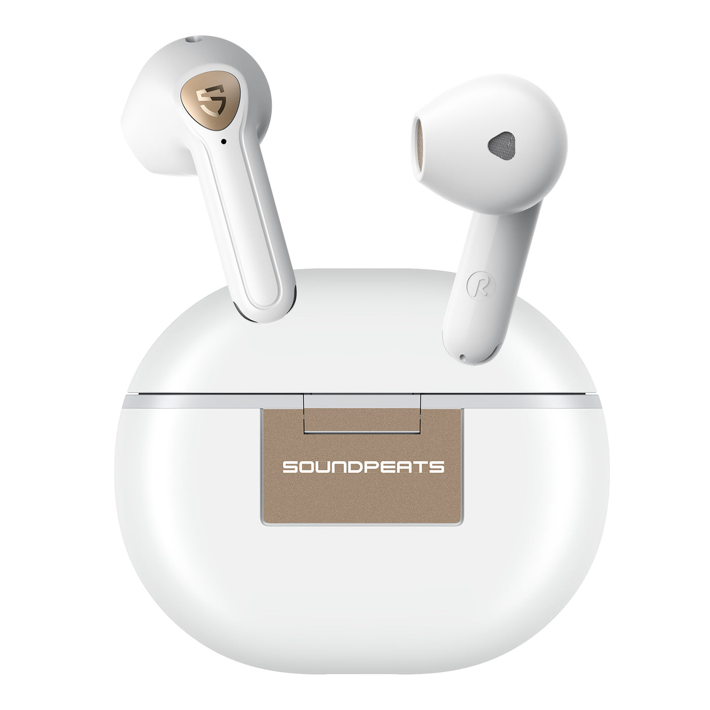 SOUNDPEATS Air3 Delux HS אוזניות כפתור אלחוטיות בצבע לבן