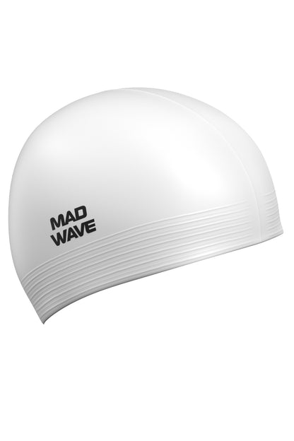 MAD WAVE Rubber Swim Caps Solid כובע שחייה לטקס
