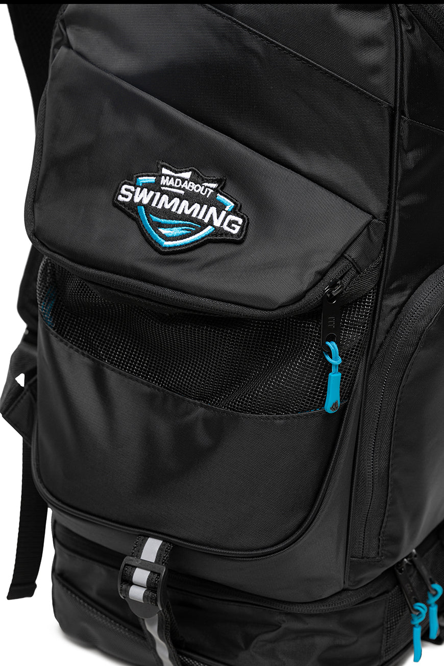 MAD WAVE Backpack Mad Team תיק גב לציוד שחייה וטריאתלון - דוגית
