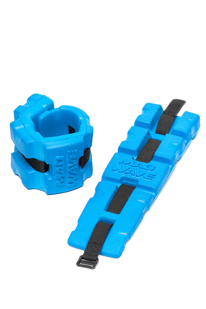 MAD WAVE Aqua fitness cuffs זוג רצועות התנגדות לבריכה