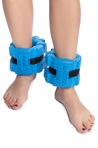 MAD WAVE Aqua fitness cuffs זוג רצועות התנגדות לבריכה