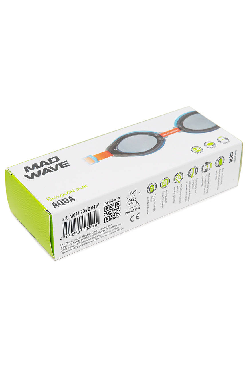 MAD WAVE Junior Aqua משקפת שחייה לילדים