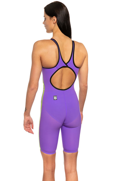 MAD WAVE Forceshell Evolution Kneeskin Lilac חליפת שחייה תחרותית לנשים בצבע סגול