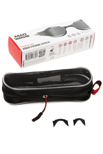 MAD WAVE Aqua fusion mirror משקפת שחייה עם עדשות מראה