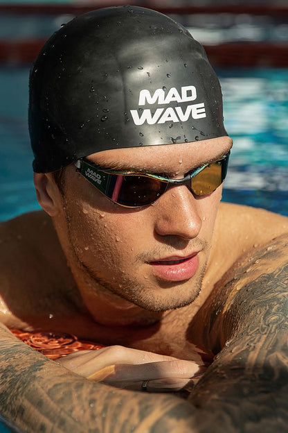 MAD WAVE Aqua fusion mirror משקפת שחייה עם עדשות מראה