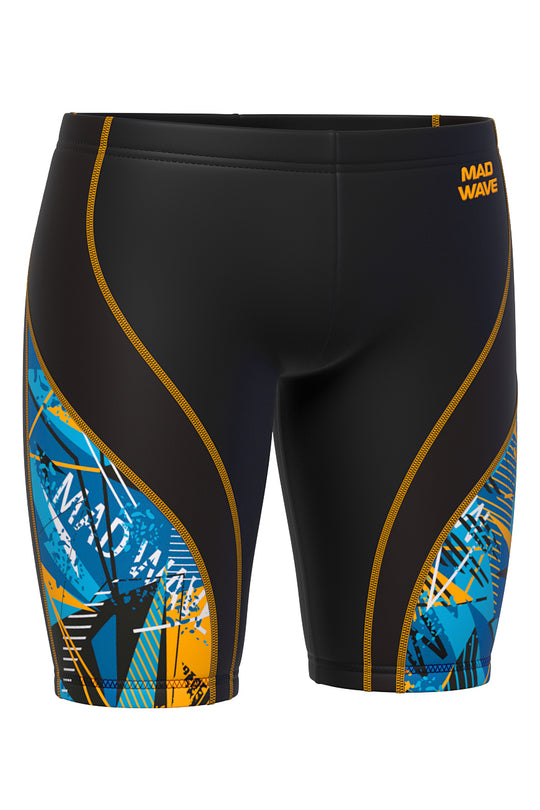 MAD WAVE Spurt PBT H2 Black בגד ים מכנס שחייה לגברים
