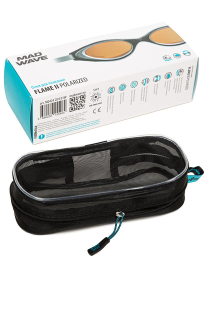 MAD WAVE Flame II Polarized משקפת שחייה פולורייזד - עדשות מקוטבות