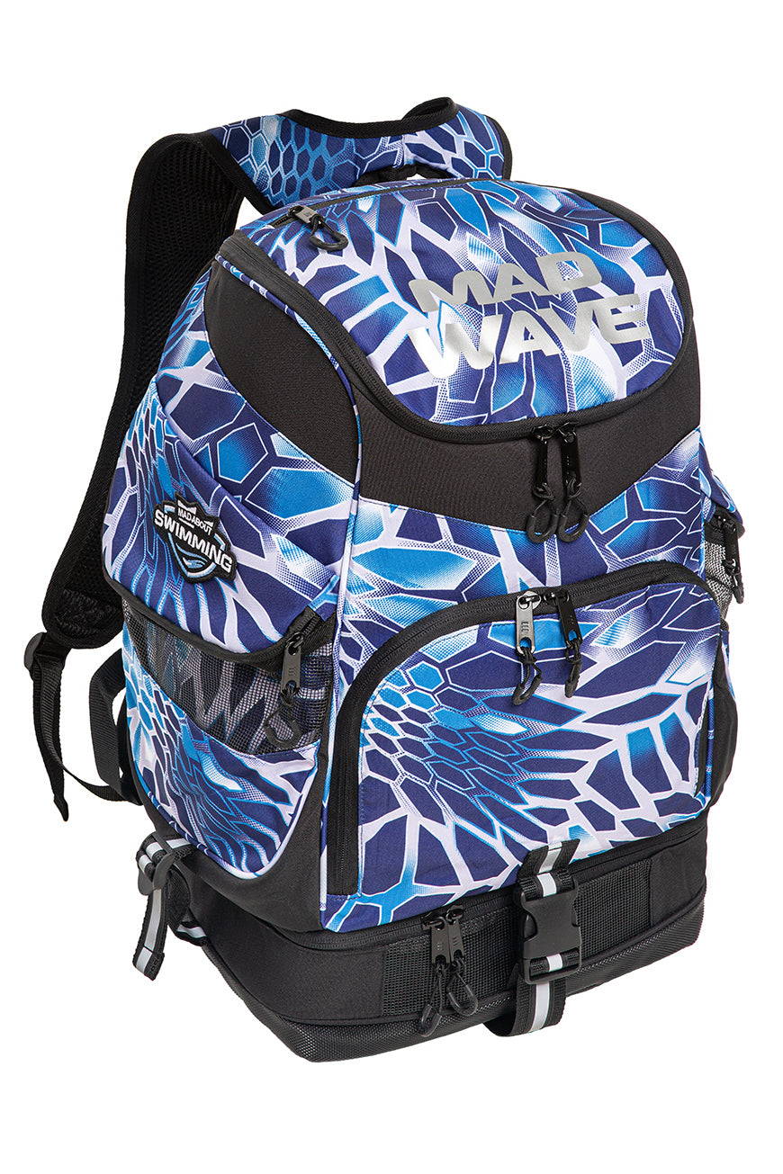 MAD WAVE Backpack Mad Team תיק גב צבעוני לציוד לשחייה וטריאתלון
