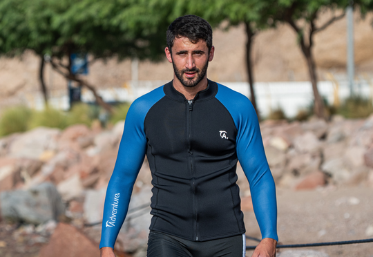 ADVENTURE 2mm Neo Jacket Black / Navy ג'קט נאופרן בעובי 2 מ"מ