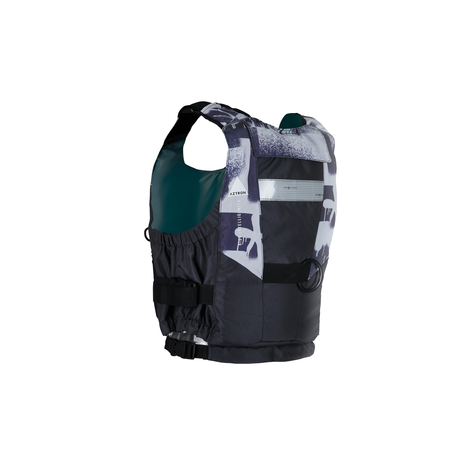 AZTRON N-SV 3.0 Nylon Safety Vest Men אפוד ציפה לגברים עם רוכסן צידי