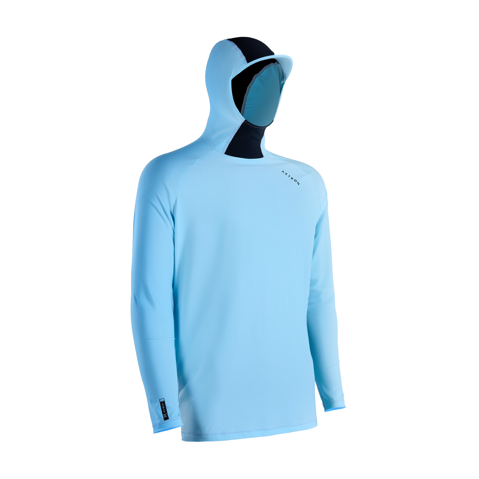 AZTRON Surfing Hooded Men Rashguard Top חולצת לייקרה ארוכה לגברים עם כובע