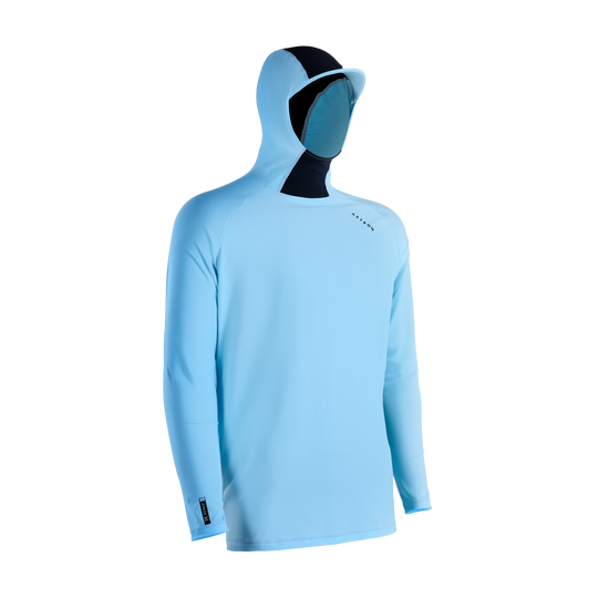 AZTRON Surfing Hooded Men Rashguard Top חולצת לייקרה ארוכה לגברים עם כובע