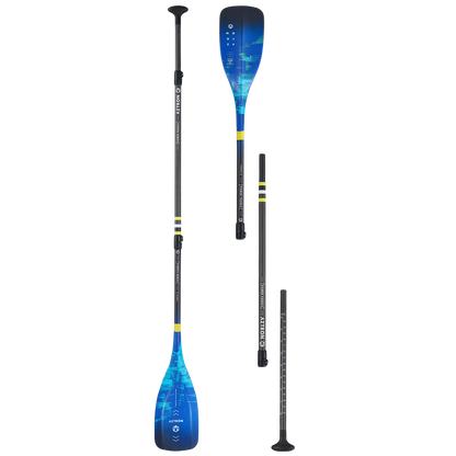 AZTRON POWER Carbon 70 משוט קרבון 3 חלקים - דוגית