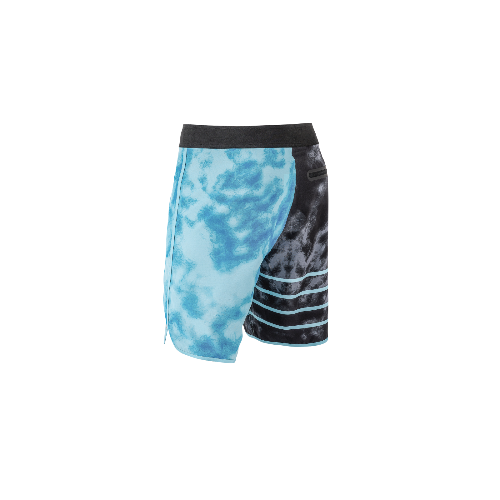 AZTRON VIBE Men's Printed Boardshort 18-INCH Aqua Blue בגד ים מכנס גלישה לגברים באורך 18 אינץ מודל 2025